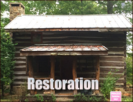 Historic Log Cabin Restoration  Lowell, Ohio